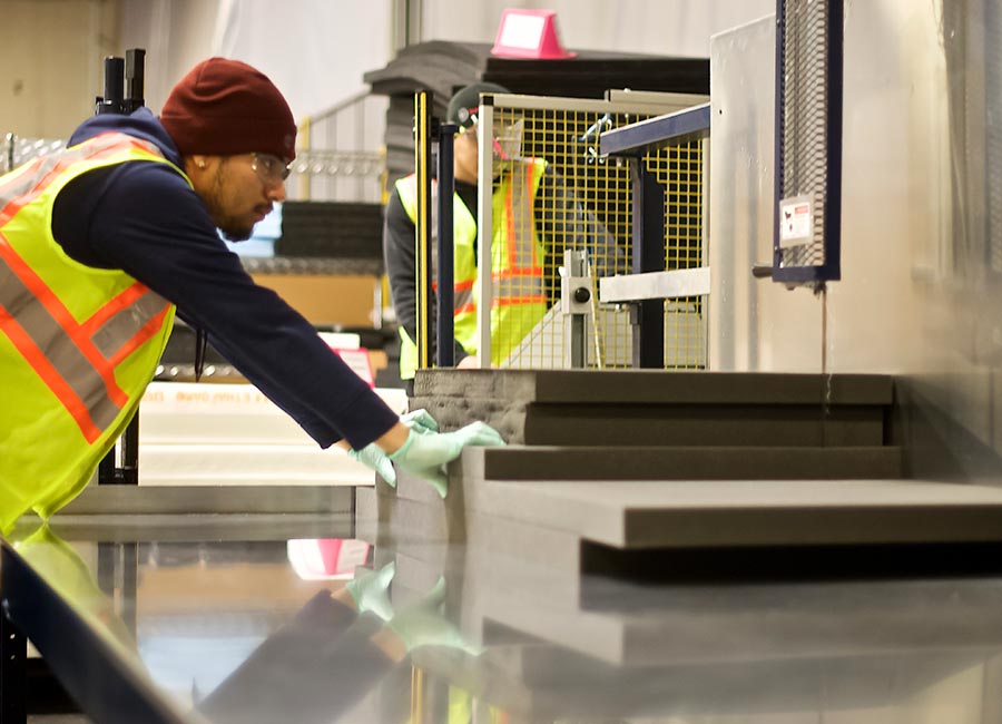 foam-being-cut-for-custom-packaging
