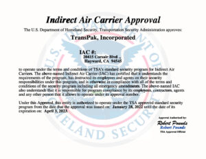 TSA Certification