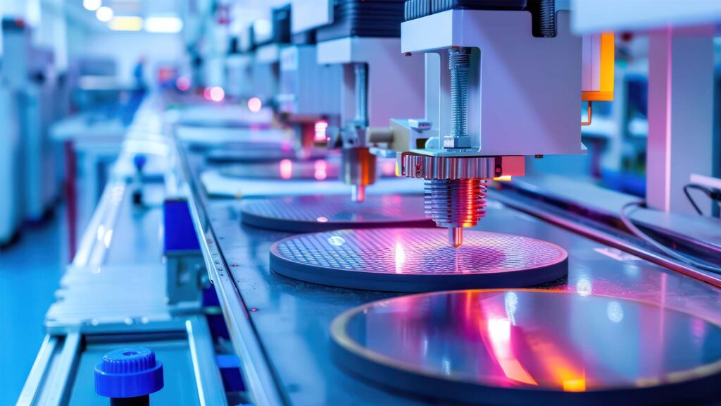 machinery creating semiconductors